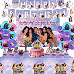 Birthday Decorations, Party Supplies Set Include Banner, Backdrop, Balloons, …