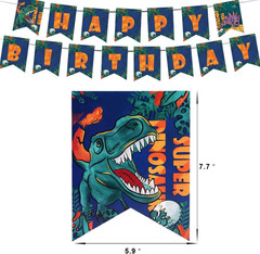 Dinosaur Birthday Party Supplies Kit for Boys, Dinosaur Party Decorations-20 Gue