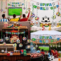 2026 World Cup Party Decorations, Soccer Birthday Party Decorations with World C