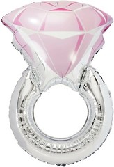 Giant 30″ Diamond Ring Balloon Bridal Engagement Or Wedding Balloon Decoration 