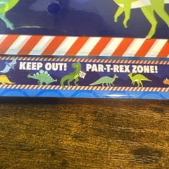 «Par-T-Rex-Zone» Party Caution Tape
