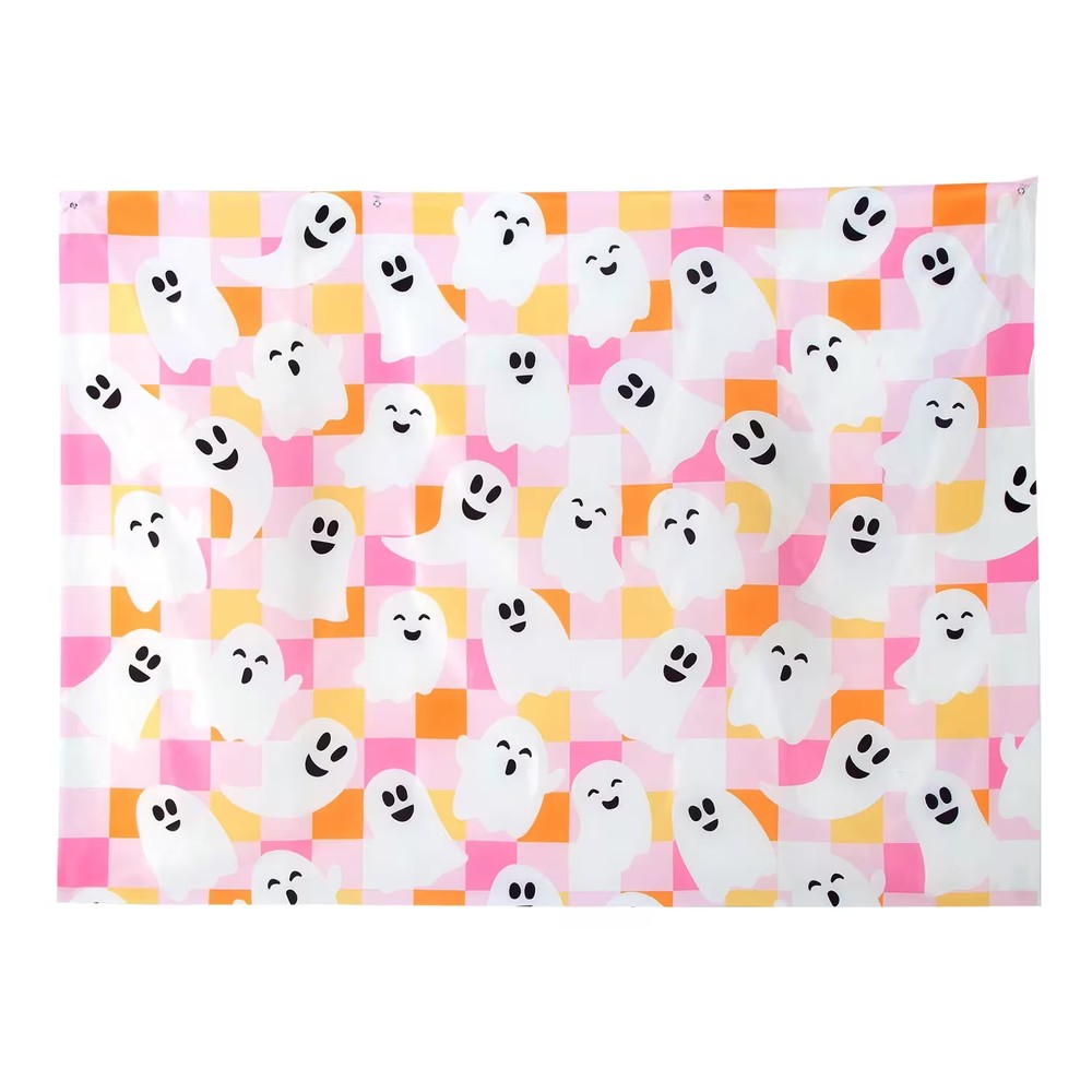 Oriental Trading Halloween Fun & Fa-Boo-Lous Party Polyester Backdrop, 8 ft. x 6