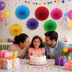 6-Pack Vibrant Paper Fans – Effortless Party Decor for Any Occasional Event