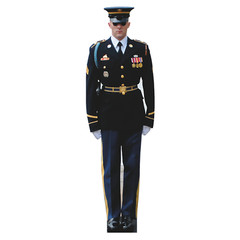 32032 US Army Honor Guard Standing at Attention Cardboard Cutout Standee Standup