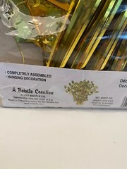 Beistle Gold Graduate Cap Firework Stringer 7-Feet, 2.1m