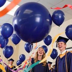 Navy Blue Giant Balloons 9 Pcs, 36 Inch Jumbo Large Latex Balloons for Kid’s …