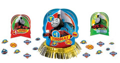 Thomas Birthday Party Decorations Balloons BackDrop Swirls Centerpieces The Tank