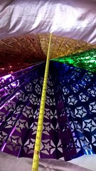 LGBTQ+ Rainbow Decorations Big 4 Ft Round 3D Effect Stars Gay Pride Party Decor