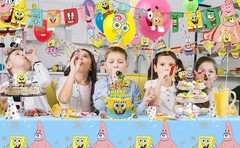 SpongeBob Party Decorations SpongeBob Birthday Supply Cake Topper Banner Balloon