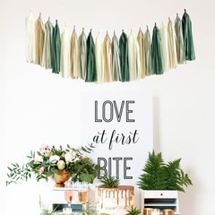 Complete Sage Green Birthday Decorations – Elegant Banner & Balloons Set