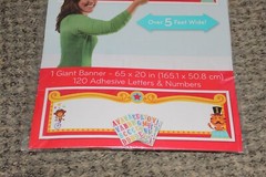 FISHER PRICE 1st BIRTHDAY CIRCUS CUSTOMIZABLE GIANT BANNER Party Supplies Red