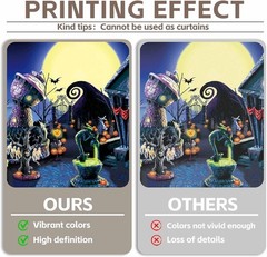 Durable 7x5ft Halloween Nightmare Backdrop – Perfect for Baby Showers & Parties