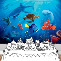 Finding Nemo Party supplies Backdrop Banner Photography Birthday Gift 7x5ft