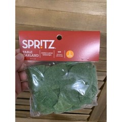 4 Packs Green Table Garland Decor 3’ 4” Felt Foilage Leaves Decor All Season
