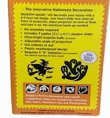Vintage 90’s Halloween Shadow Projector In/Outdoor Prop Spooky Decor SunHill USA