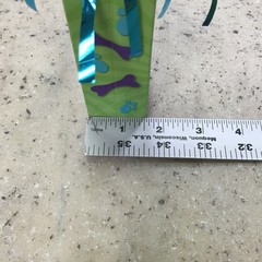 Scooby-Doo Balloon Weight Centerpiece Green w/ Blue Tinsel Birthday Party Gift
