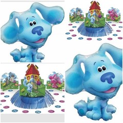 Blue’s Clues Holiday Birthday Party Supplies Decorations, Balloons Christmas Lot