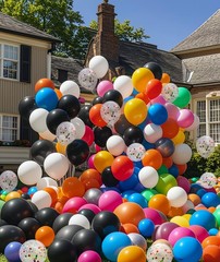 2000 Pcs Balloons Bulk 12 inch Assorted Colors Rainbow Latex Balloon 12 Color…