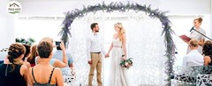 Spring Summer Lavender Purple Garland, 6Ft Lavender Artificial Green Garland,