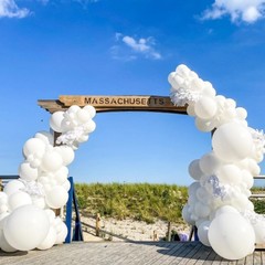 Awenztech White Balloons 12 Inch White Latex Balloons 50Pcs Party Balloon For