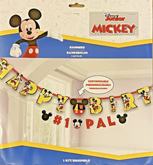 Disney Junior Mickey Mouse JUMBO Happy Birthday Letter Banner Kit Children NEW