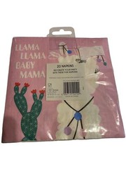 NEW Table Fun Cactus Llama Llama Baby Mama Baby Shower Party Napkins Set of 20