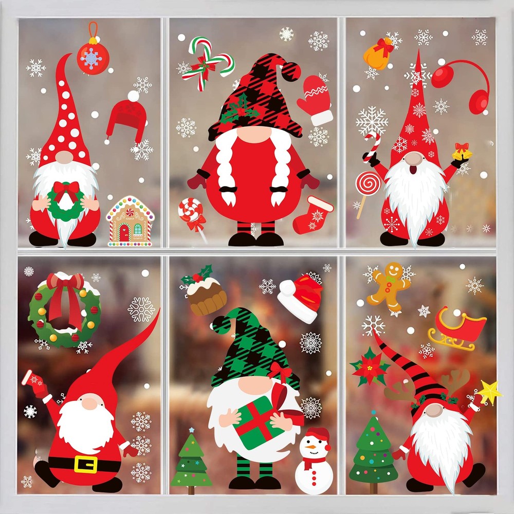 Funnlot Christmas Window Clings – 316PCS Decorations