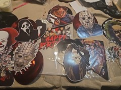 16 Pc Horror Birthday Decoration Kit Halloween Party Decorations Banner