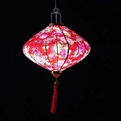 Palace Lantern Waterproof Silk Chinese Style Lantern Party Hanging Decor
