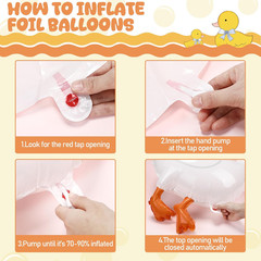 8 Pcs 32 Inch Inflatable Silly Goose Balloons for Party Decor and Photo Props