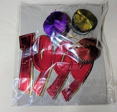 5 Vintage 90s PARTY LIKE ITS Prince’s 1999 New Years Eve BIRTHDAY Decoration Y2K
