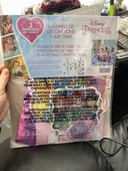 Disney Princess 23 Piece Table Decorating Kit Party Supplies New!!!