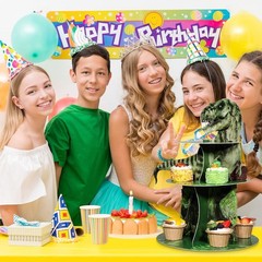3 Tier Dinosaur Cupcake Stand Party Decorations Dinosaur Theme Cupcake Holder…