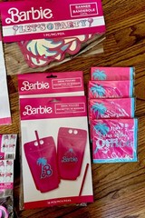 BARBIE~Large Birthday Party Decorations Lot NEW! Invitations,Banner,Table, Etc
