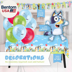 Bluey Birthday Decorations | Bluey Party Decorations | Serves 16 | Officially Li