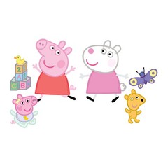 Peppa Pig, Baby Evie and Suzy Sheep Wall Decoration Pack
