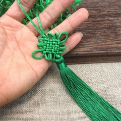 Chinese Knot with Tassels Handmade Chinese Knotting Cord for Home Decorations