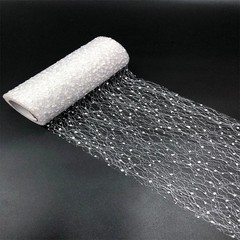 Floral Tulle Roll 15cm x 9.14m Wedding Baby Shower Party Decor Craft DIY Fabric