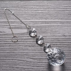 6Pcs/Set Crystal Ball Chandelier Drops Candlabras Wedding Decoration Party