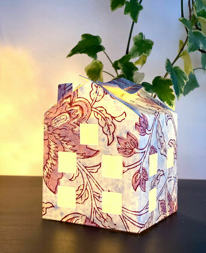 Colourful String Hanging Handmade Paper House party Christmas Xmas Table Decor