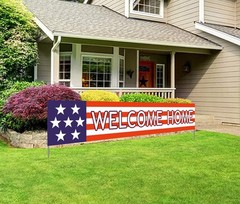 Welcome Home Banner | Deployment Returning Back Military Army Large Party
