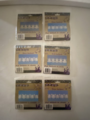 9 Lot Bridal Shower Wedding Decor Paper Banner Honeycomb White Bell Dove Garland