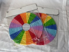 14” Rainbow Paper Lanterns 2 Pride Colorful Gay Party Fun Novelty Lighting