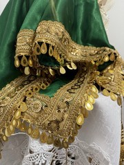 Green Destmal for Afghan Engagement Handmade Traditional