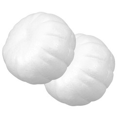 2 Pcs Small Pumpkin Decorations Artificial Pumpkins for Decorating Craft Foam