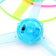 3/5Pcs Outdoor LED Luminous Pull String Bamboo Dragonfly Flying Toy.