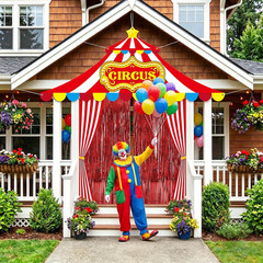 5 Pcs Carnival Circus Tent Decorations Set – Circus Theme Party Decorations with