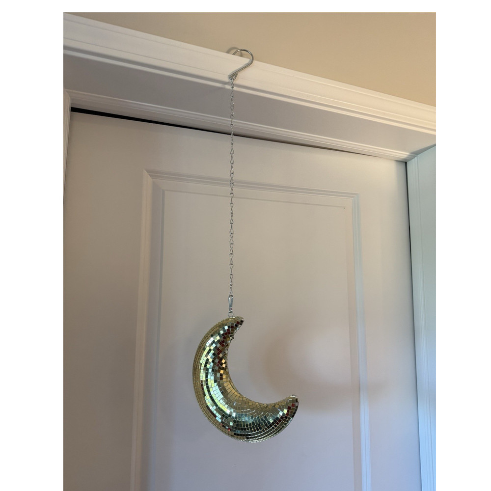 Hanging Disco Moon Decor