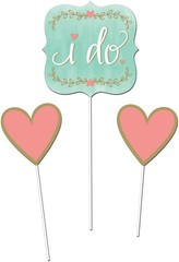 Mint to Be Bridal Shower Anniversary Wedding Party Decoration Centerpiece Sticks