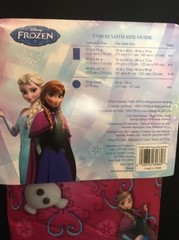 FROZEN Elsa Olaf PEVA Tablecloth 52×70 Kids Disney Princess Birthday Party Decor